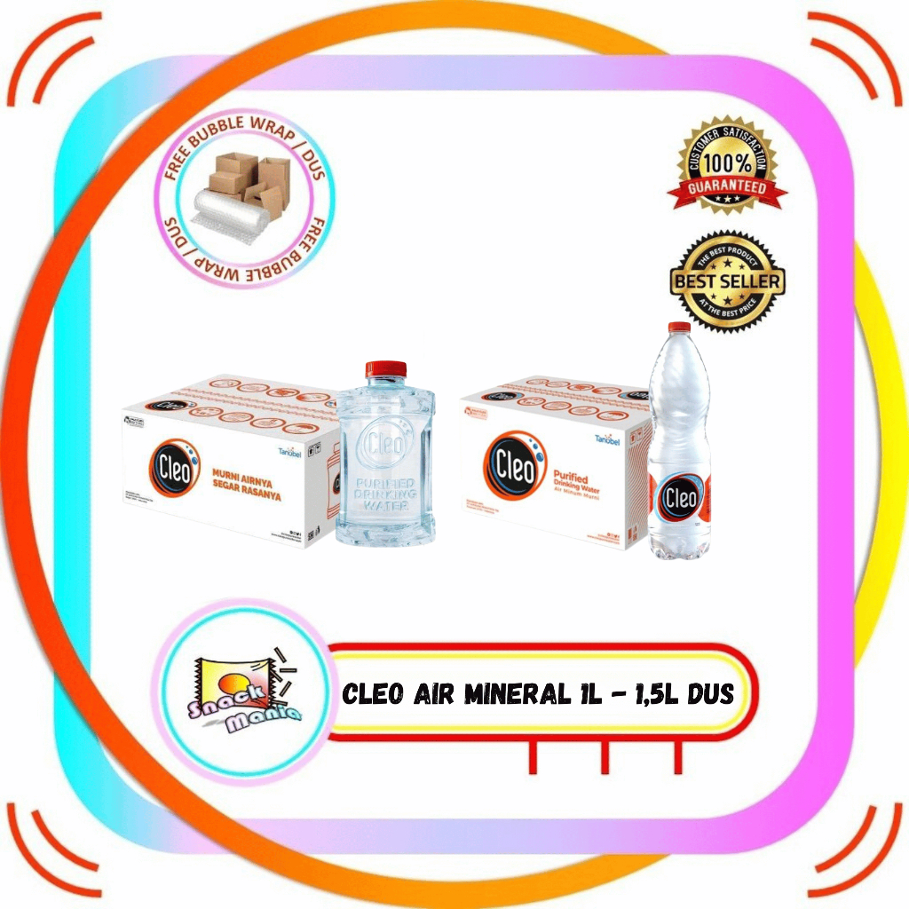 

CLEO Air Minum Botol ~ 1000 ml - 1500 ml DUS 12 Pcs