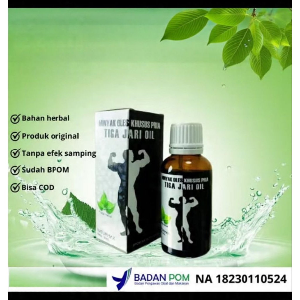 Promo Daun Bungkus Minyak Tiga Jari Papua 30ml Original