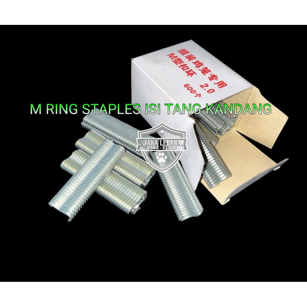 M RING ISI 600 PCS STAPLES TANG KANDANG