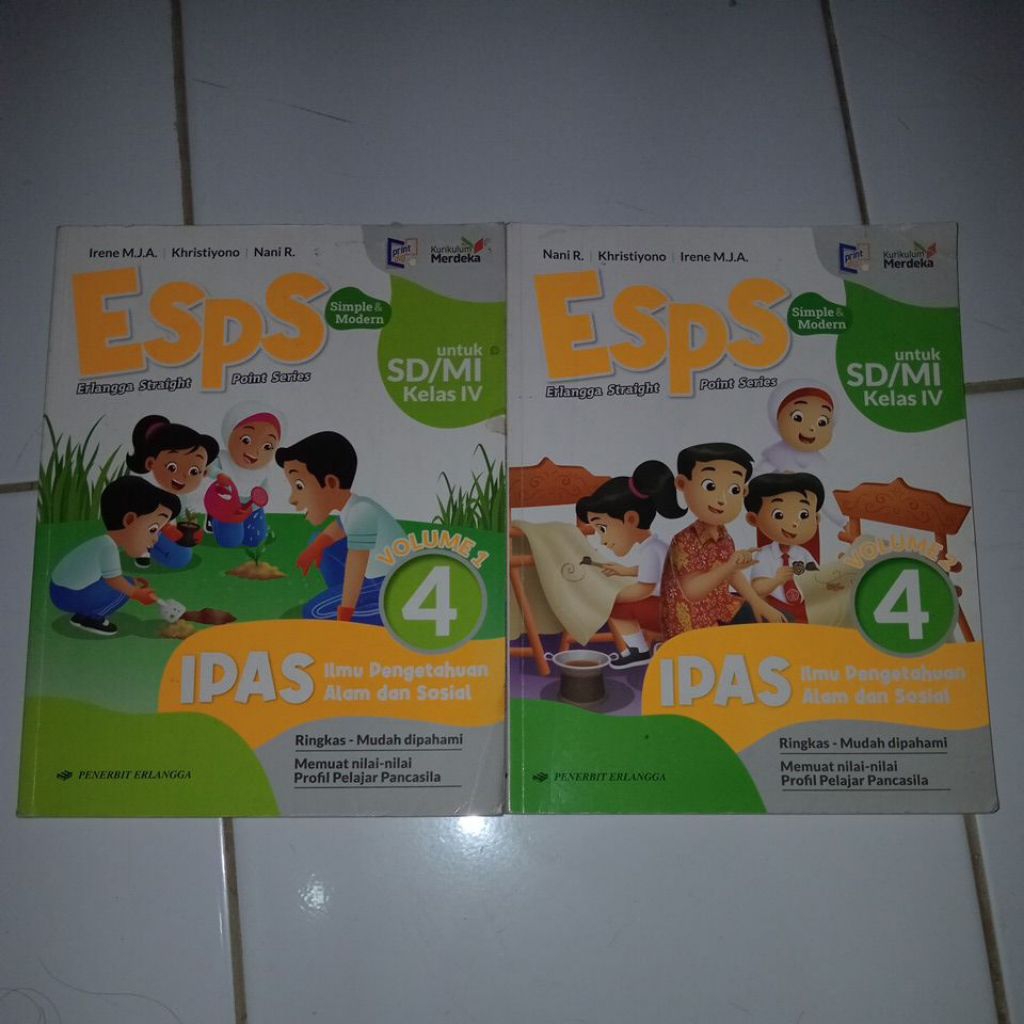 buku ESPS kelas 4 SD (kurikulum merdeka)
