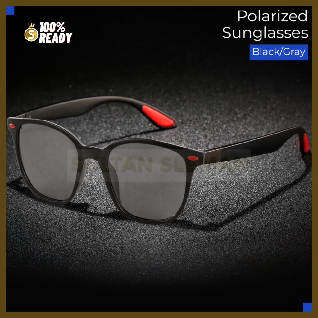 Kacamata Pria Keren Murah Polarized - Black / Kacamata Gaya Pria / Kacamata polarized pria