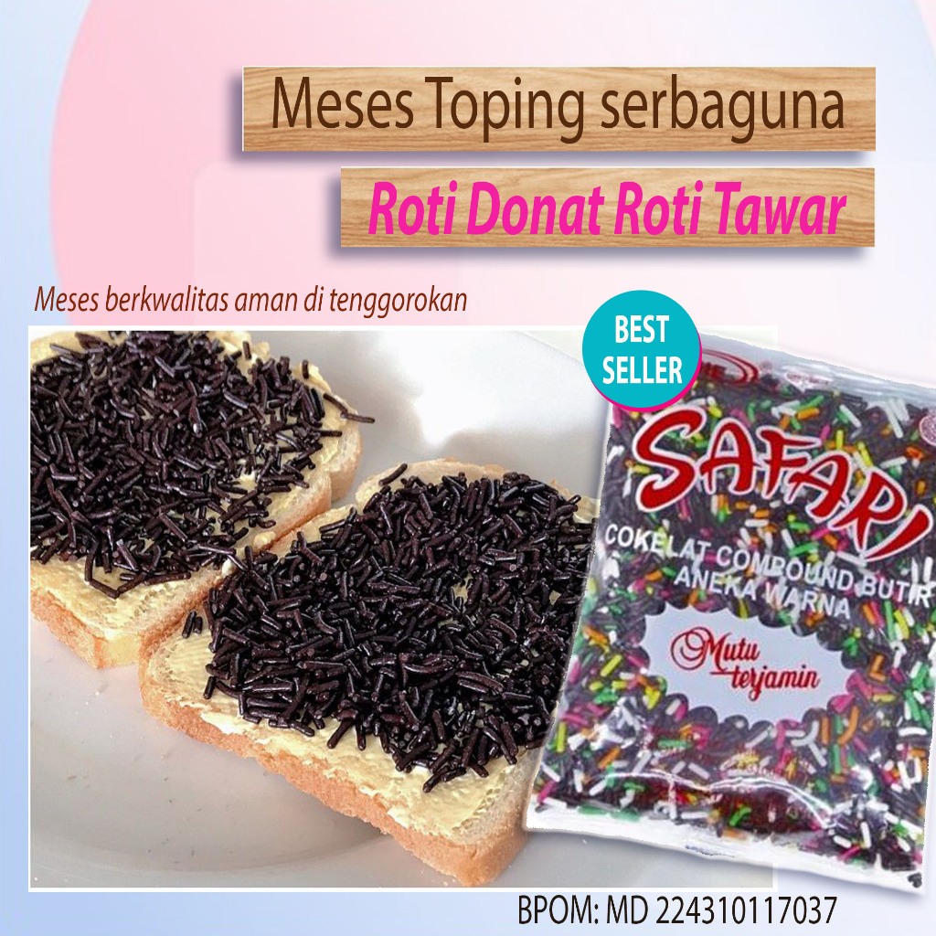 

Meses Toping serbaguna TERLARIS dapat digunakan toping minuman toping donat roti tawar maupun toping makanan lainnya meses berkwalitas aman di tenggorokan tidak menjadikan Rik ataupun serak ~ meses lagie safari ORIGINAL 100%