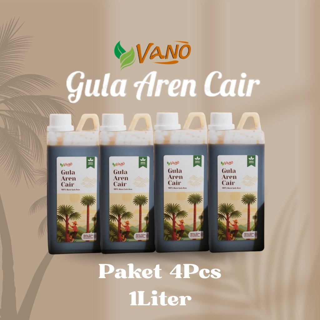 

[BUNDLE 4PCS] Gula Aren Cair | Brown Sugar | Palm Sugar Liquid 4Liter