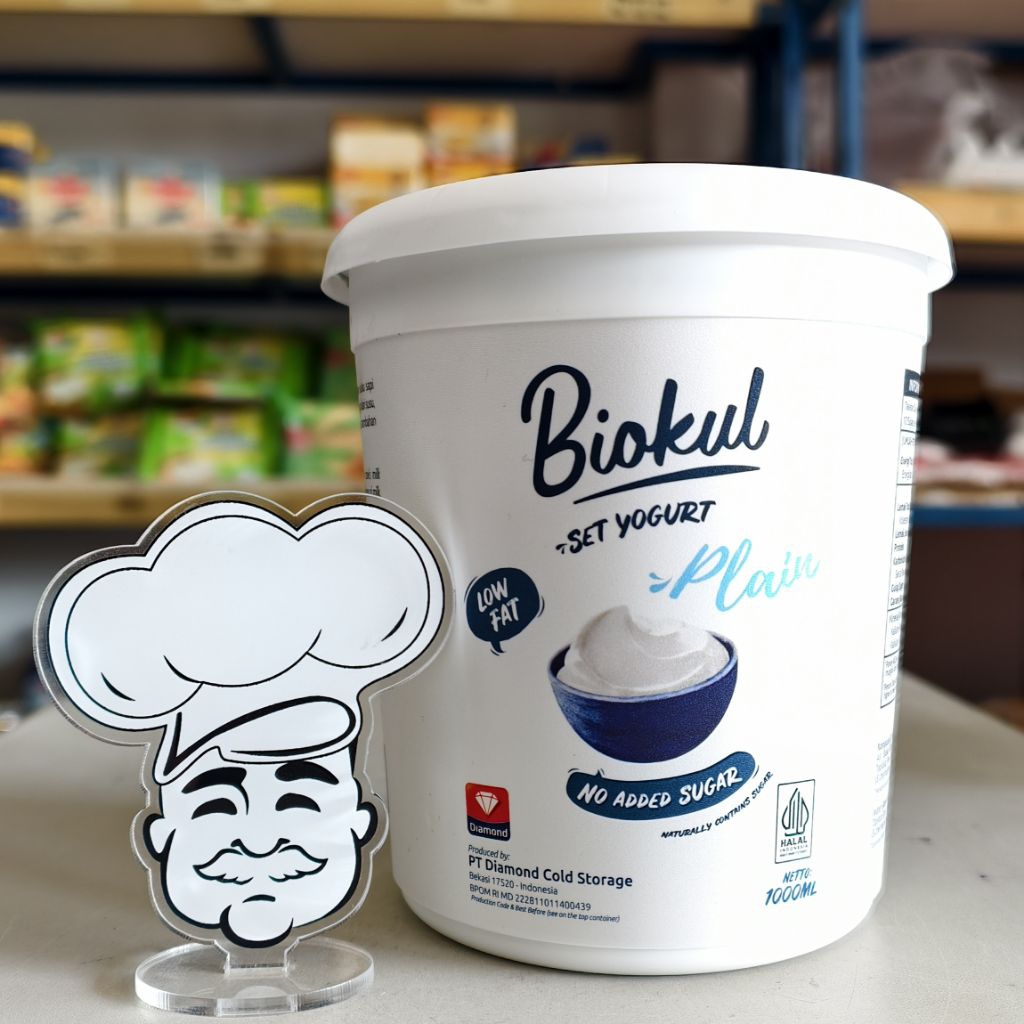 

Yoghurt Biokul Plain 1Kg / Yoghurt Diamond 1Kg / Yoghurt Stirred Plain 1Kg / Biokul Yoghurt Tawar 1Kg / Yoghurt 1Kg