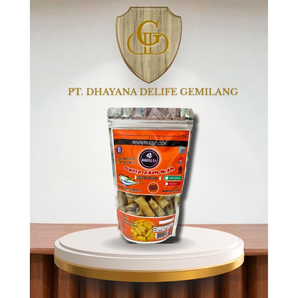 

Sumpia Abon Miareto khas Sorong, papua Barat Daya