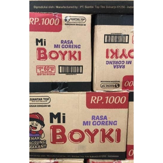 

Mi Boyki Snack Jadul Mie Kremes (1 dus isi 80 pcs)