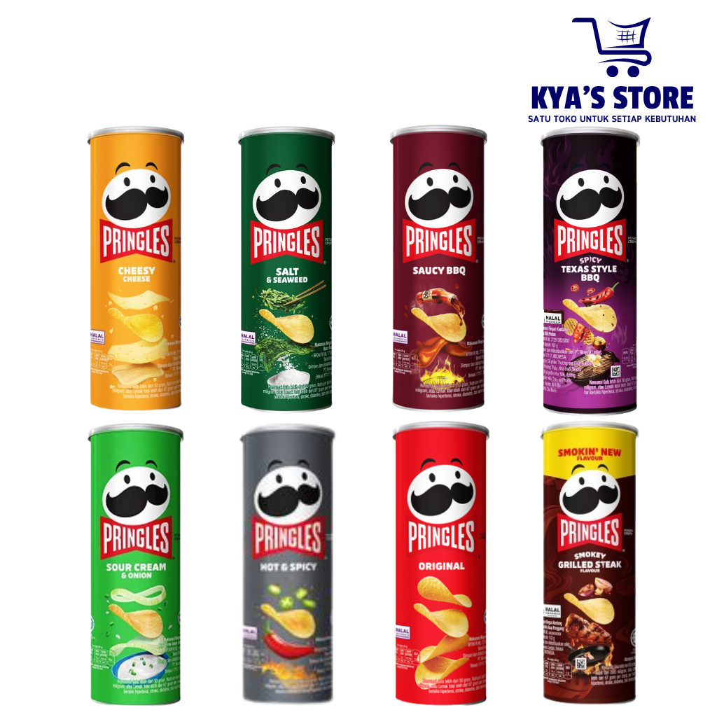 

Pringles Potato Chips Aneka Rasa 102g dan 52g