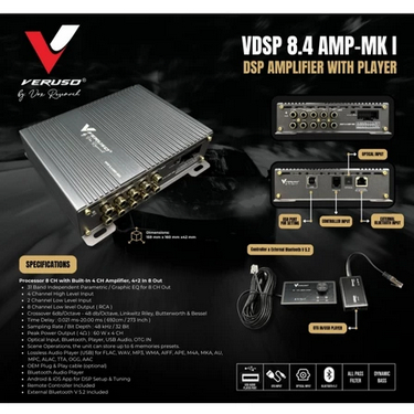 DSP VERUSO Processor VDSP 8.4 AMP-MKl Processor Veruso 8.4 8 chanel BY VOX RESEARCH