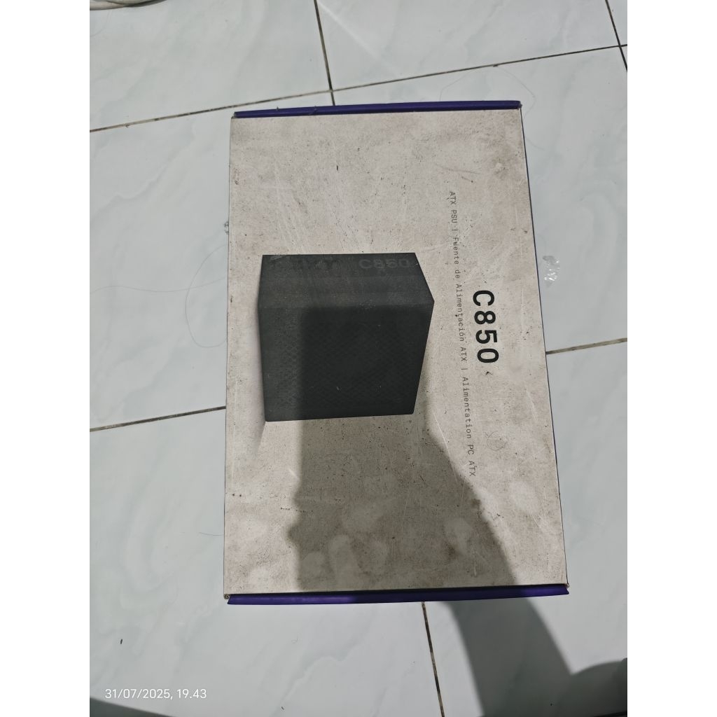 NZXT C850 850W Gold ATX 3.1 Modular Power Supply Hitam