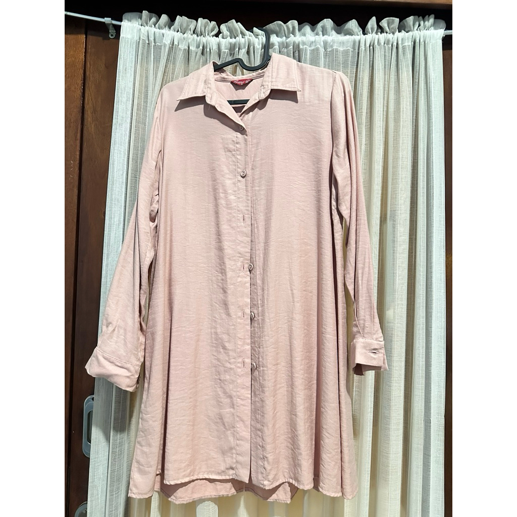 Preloved Kemeja Blush Pink - Brilliant Girl
