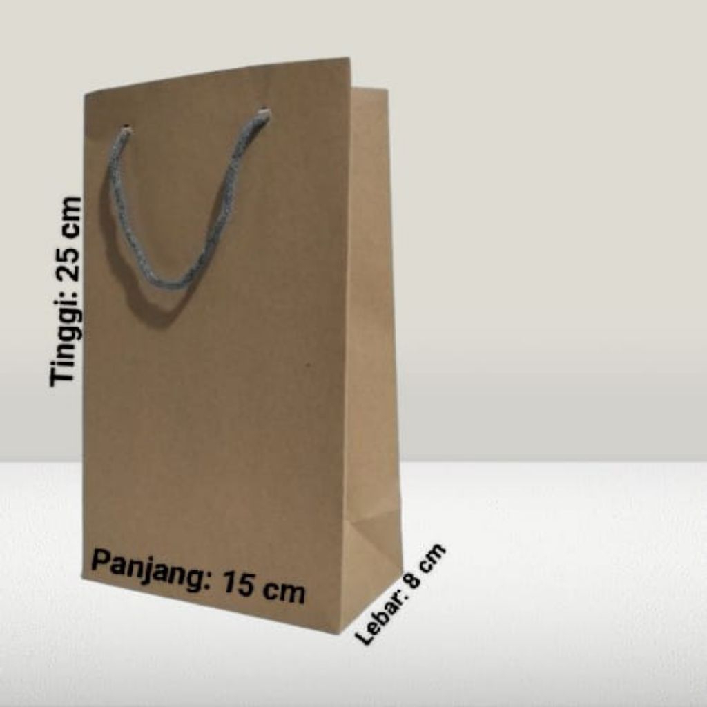 

paper bag polos paper bag murah paper bag wafer 15x8x25