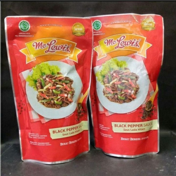 

[oddsolshop] pekanbaru/Mc Lewis Saus Lada Hitam 310GR