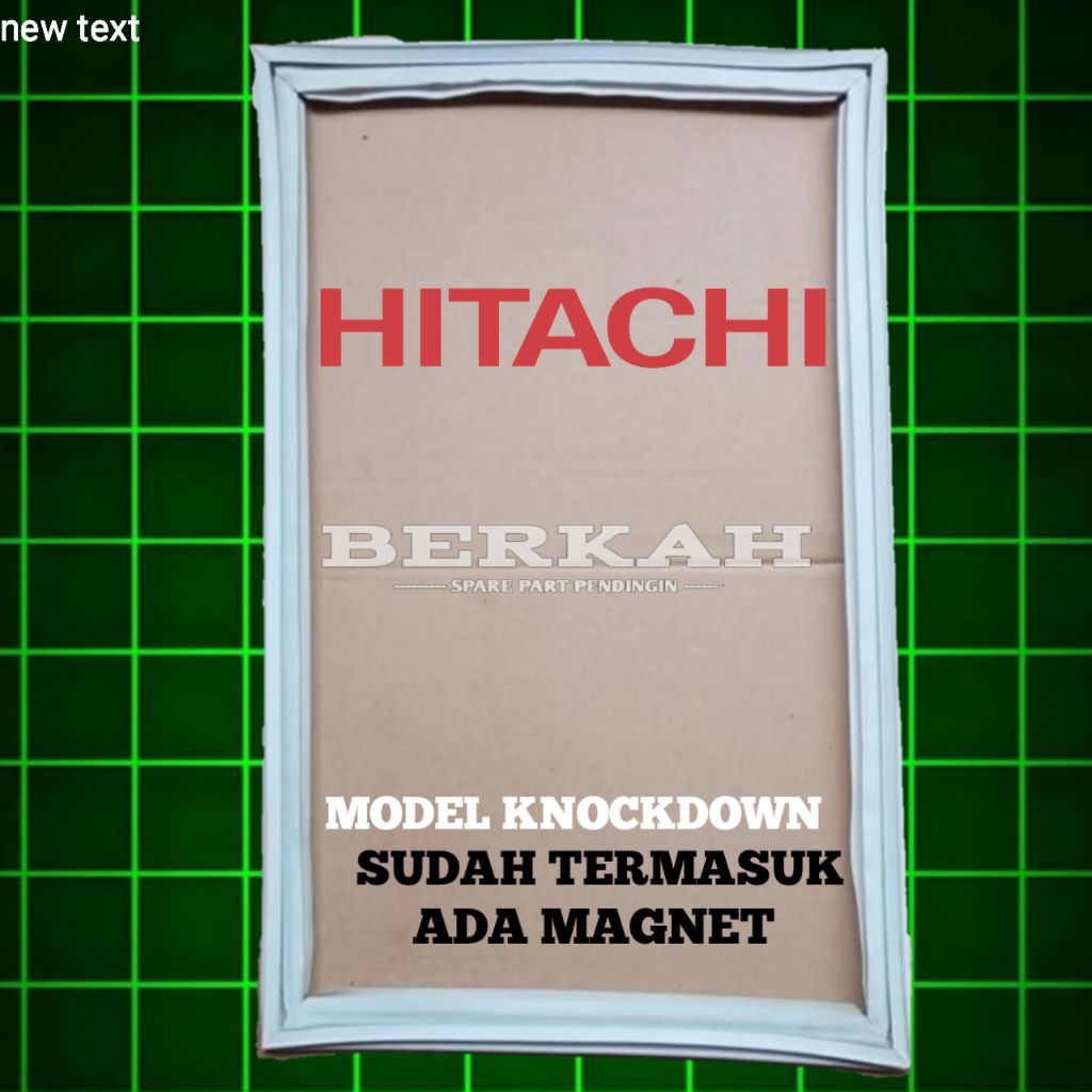 GASKET KARET KULKAS HITACHI KNOCKDOWN R-VG70PGD7 116 X 82 CM