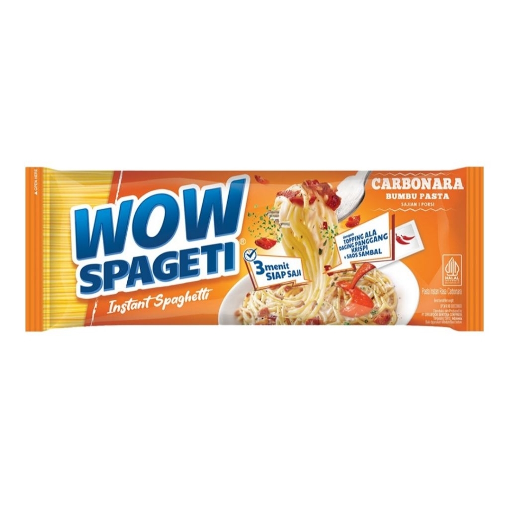 

WOW SPAGETI 75G // 3PCS INSTAN SPAGETTI
