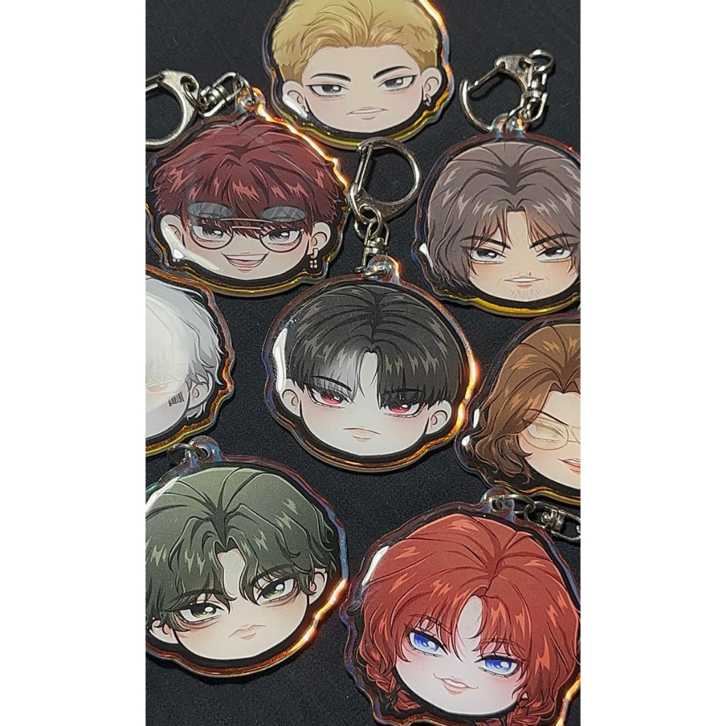 Killer Peter Keychain Holo Iridescent Epoxy