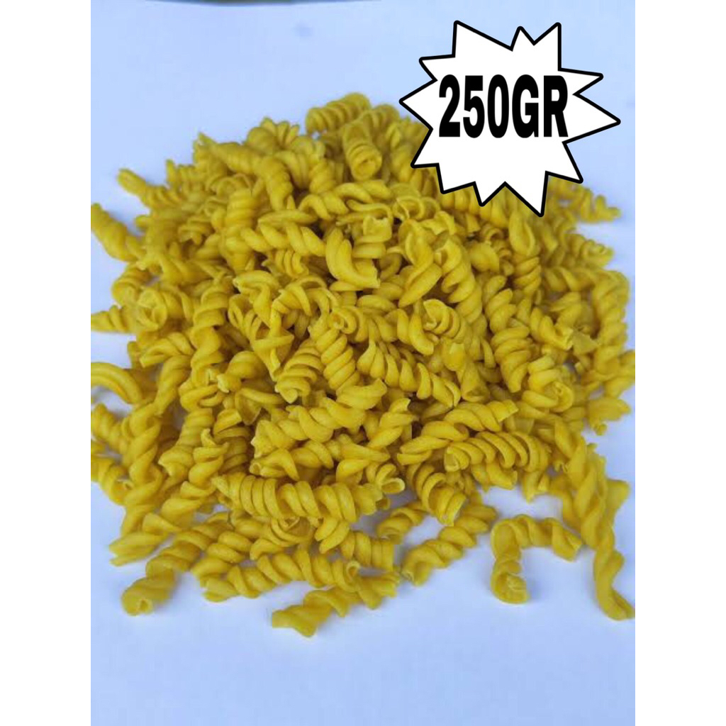 

Makaroni ulir spiral 250gr mentah / makaroni mentah / makaroni spiral / makaroni ulir