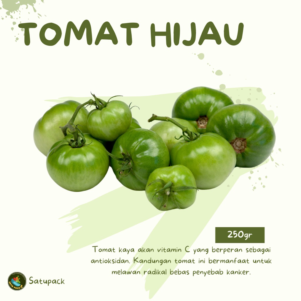 

TOMAT HIJAU FRESH - 100gr dan 250gr