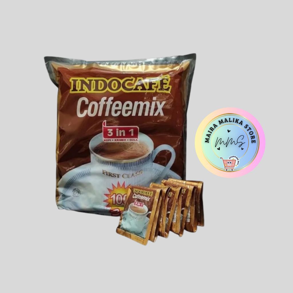 

indocafe mix 3 in 1 1 pack isi 10 renceng (100 sachet)