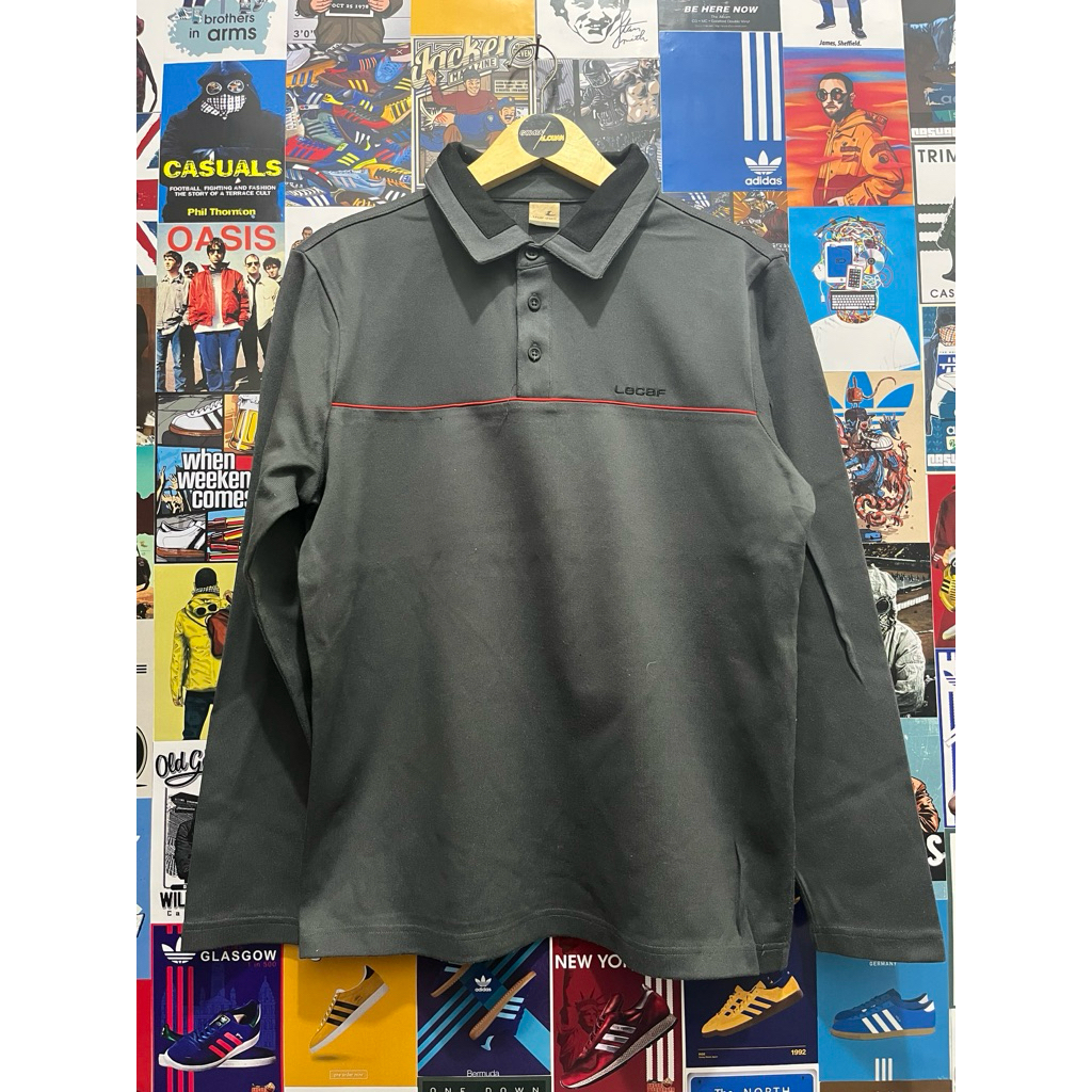 Long Sleeve / Polo Shirt / Rugby Shirt / Vintage / Second / Lecaf Sports