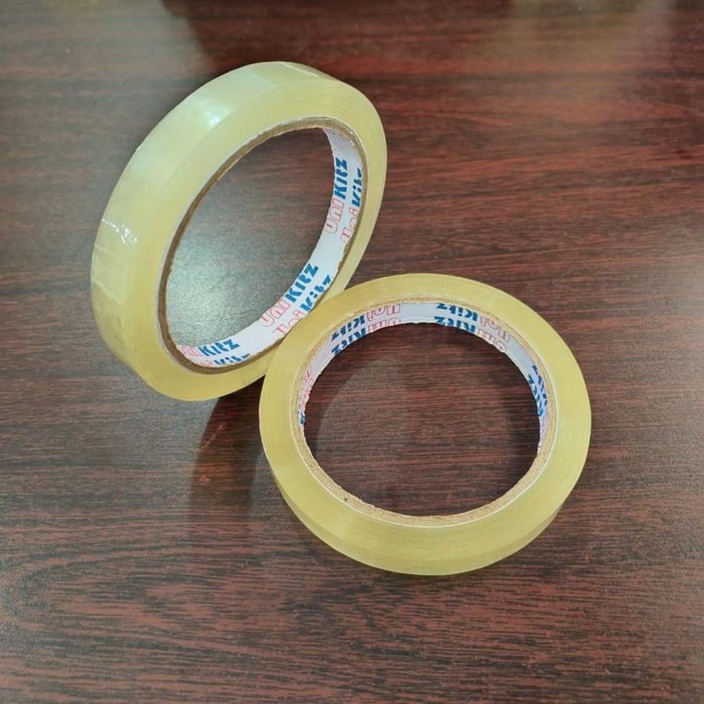 

Selotip / Isolasi / Lakban Bening 12 mm x 72 yard (1/2 inci) / Solatip Lakban kado Sangat Rekat