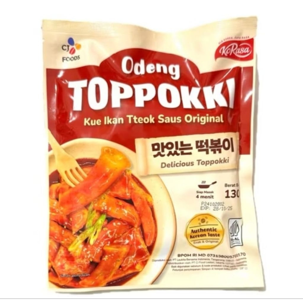 

CJ Foods KoRasa Odeng Toppokki Original Sauce 130g