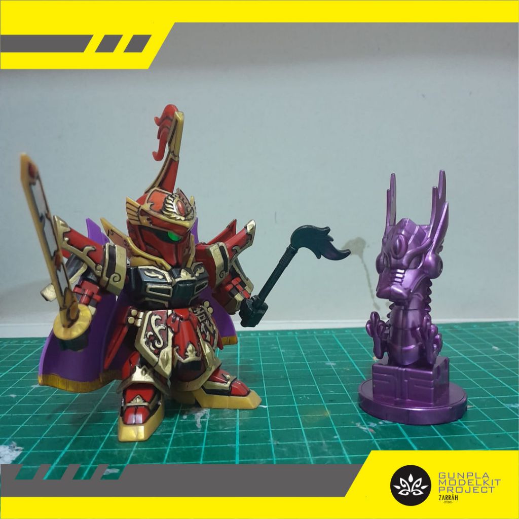 GUNDAM SDBB SANGOKUDEN YUANSHAO BAWOO BANDAI BEKAS MINUS