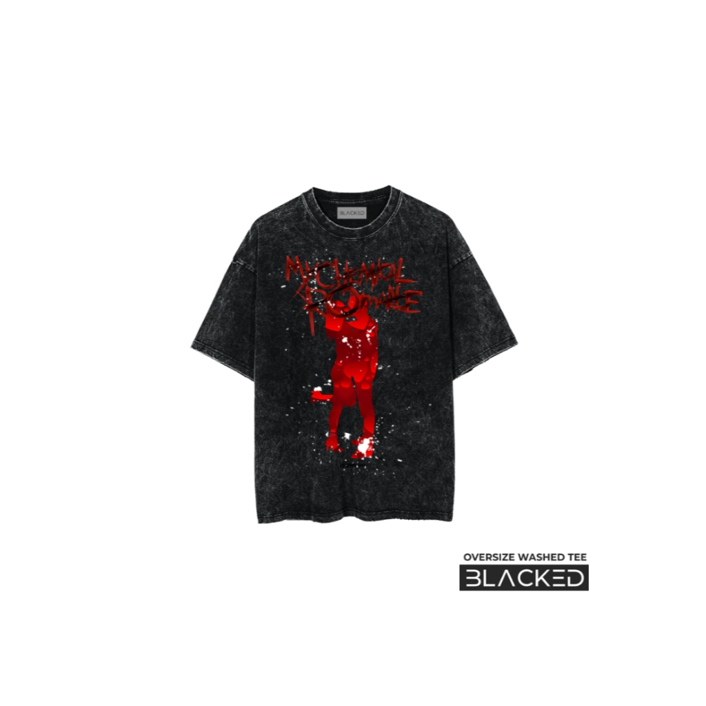 T-SHIRT MCR KISSES OVERSIZE / OVERSIZED BLACK TEE / OVERSIZED WASHED TEE / OVERSIZED WHITE TEE