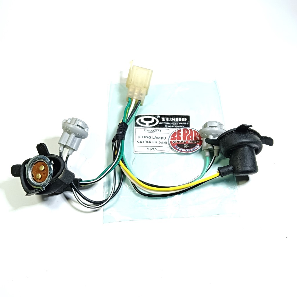 Fiting lampu depan Satria Fu Lama Soket Dudukan Bohlam Depan Sen SET