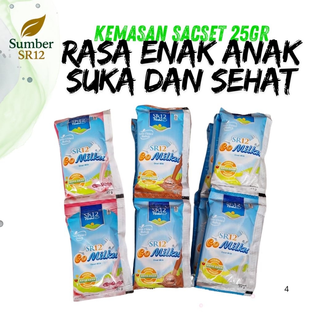 

GOMILKU SACHET SR12 KEMASAN 25 GRAM SUSU KAMBING ETAWA PREMIUM UNTUK NUTRISI ANAK SEHAT DAN GEMUK