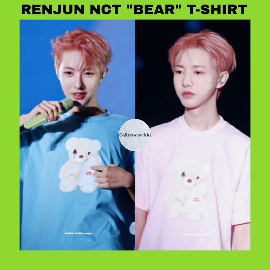 [READY STOCK] RENJUN NCT "BEAR" T-SHIRT