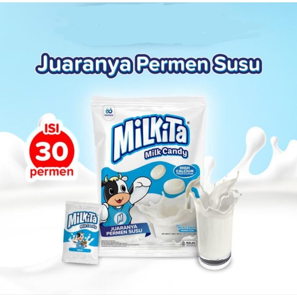 

Milkita Permen Susu Premium Bag 105 Gr (Isi 30 Pcs)