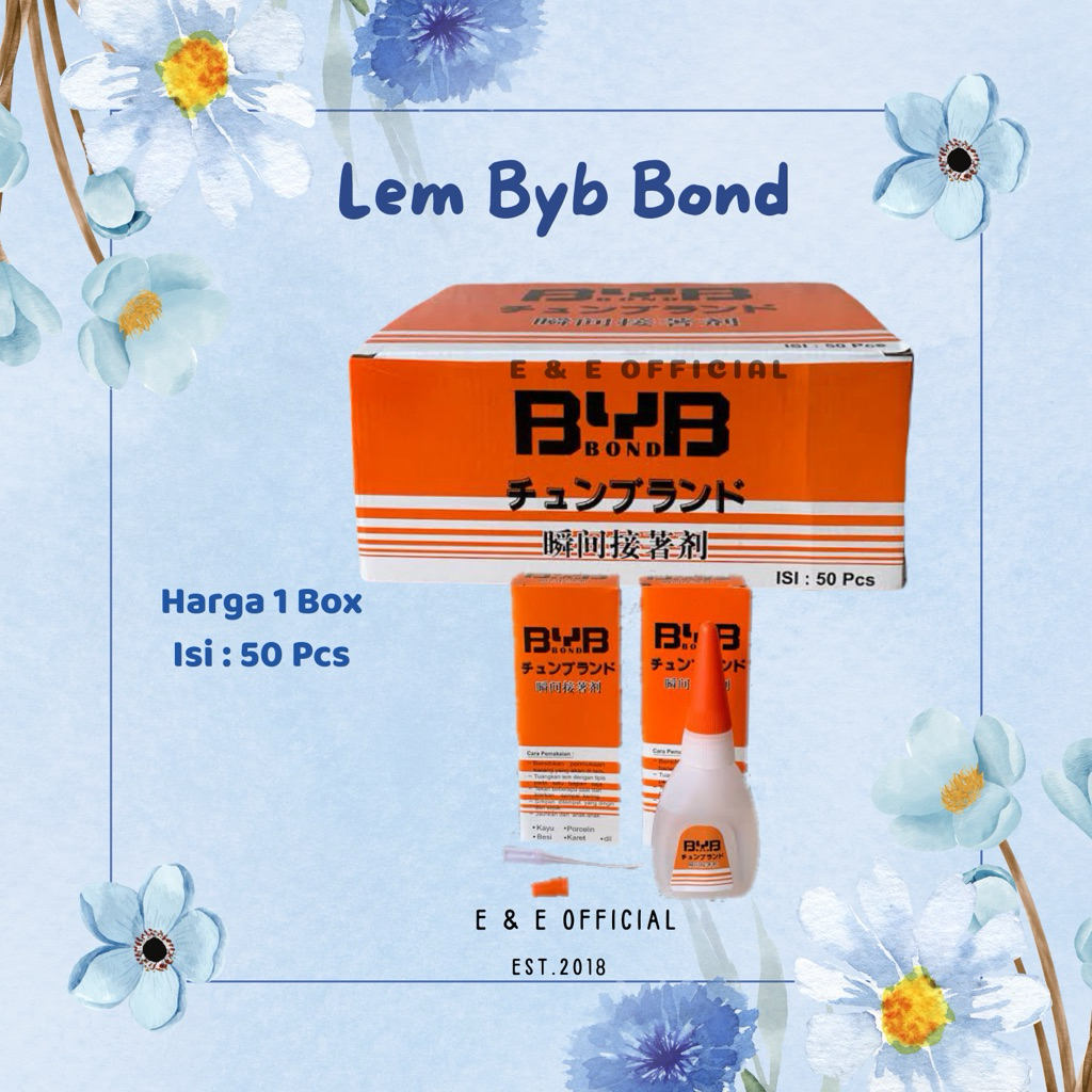 

PER BOX LEM COREA BYB BOND / LEM PEREKAT / LEM SERBAGUNA / LEM TETES CAIR / LEM BOTOL / LEM BYB