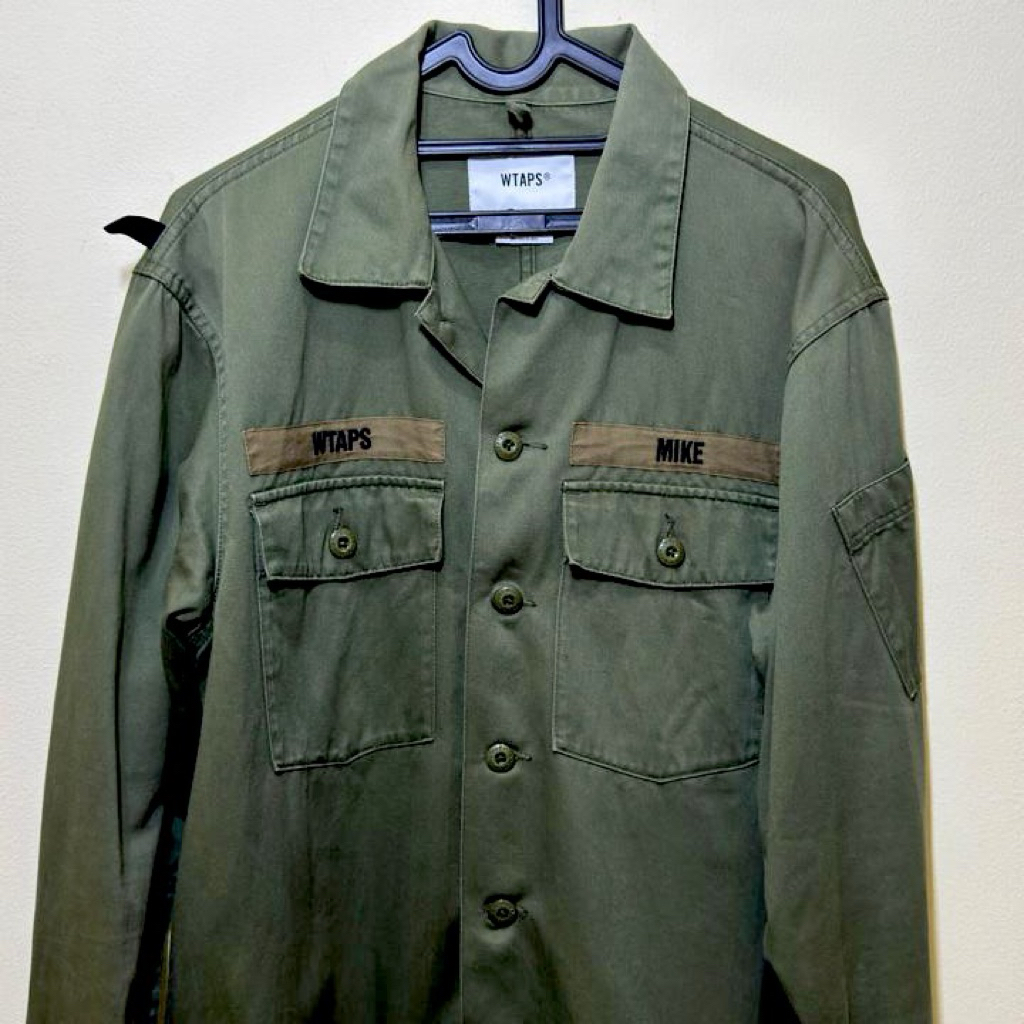 WTAPS BUDS LS 01 SHIRT COTTON TWILL 2017