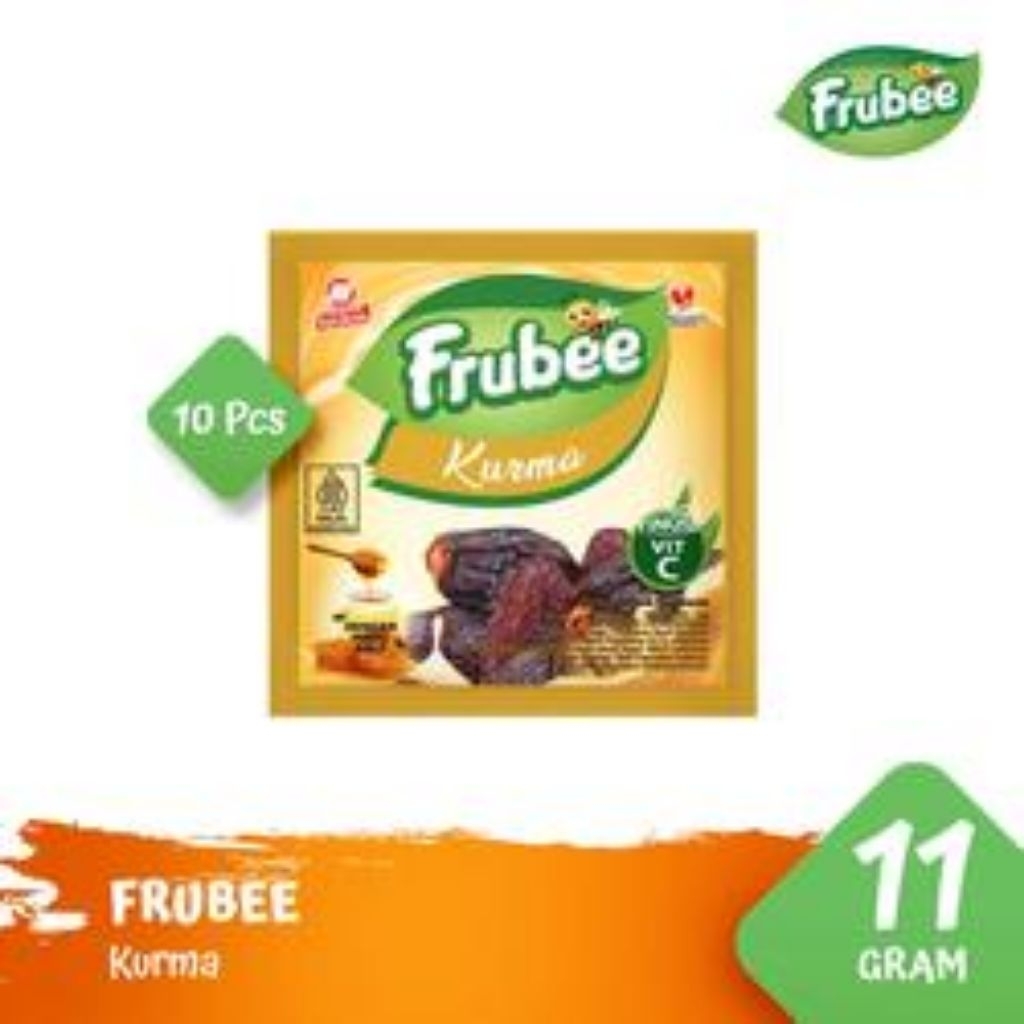 

FRUBEE MINUMAN KURMA SACHET NETTO 1 RENCENG ISI 10 PCS X 11 GR
