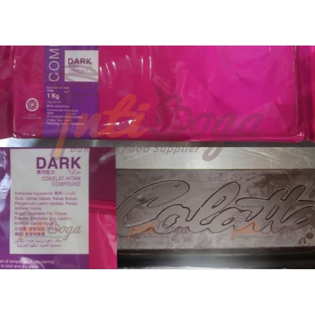 

200 gr Colatta Compound Chocolate Dark- Dark Coklat Batang