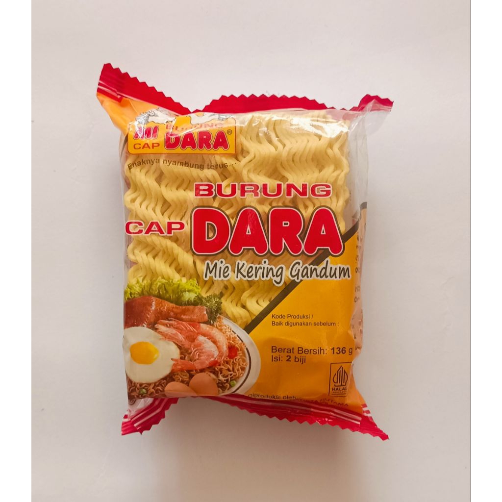 

Mie Kering Cap Burung Dara isi 2 Biji 136gr