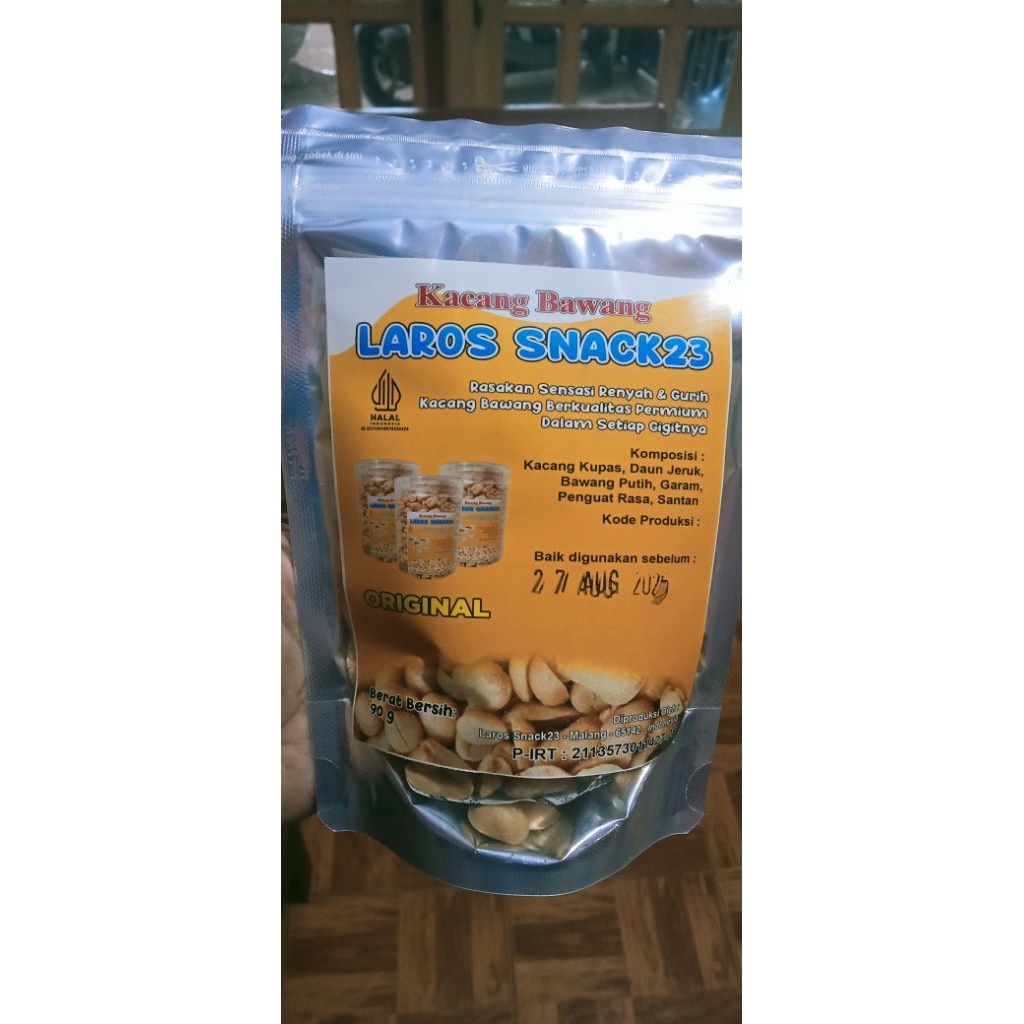 

kacang bawang original Laros Snack23