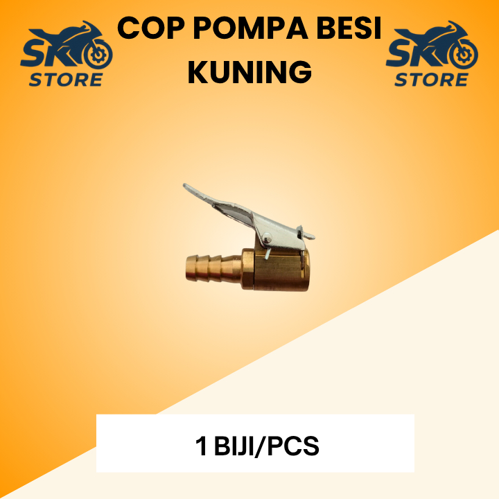 COP POMPA  ANGIN BESI KUNING ORIGINAL MURAH
