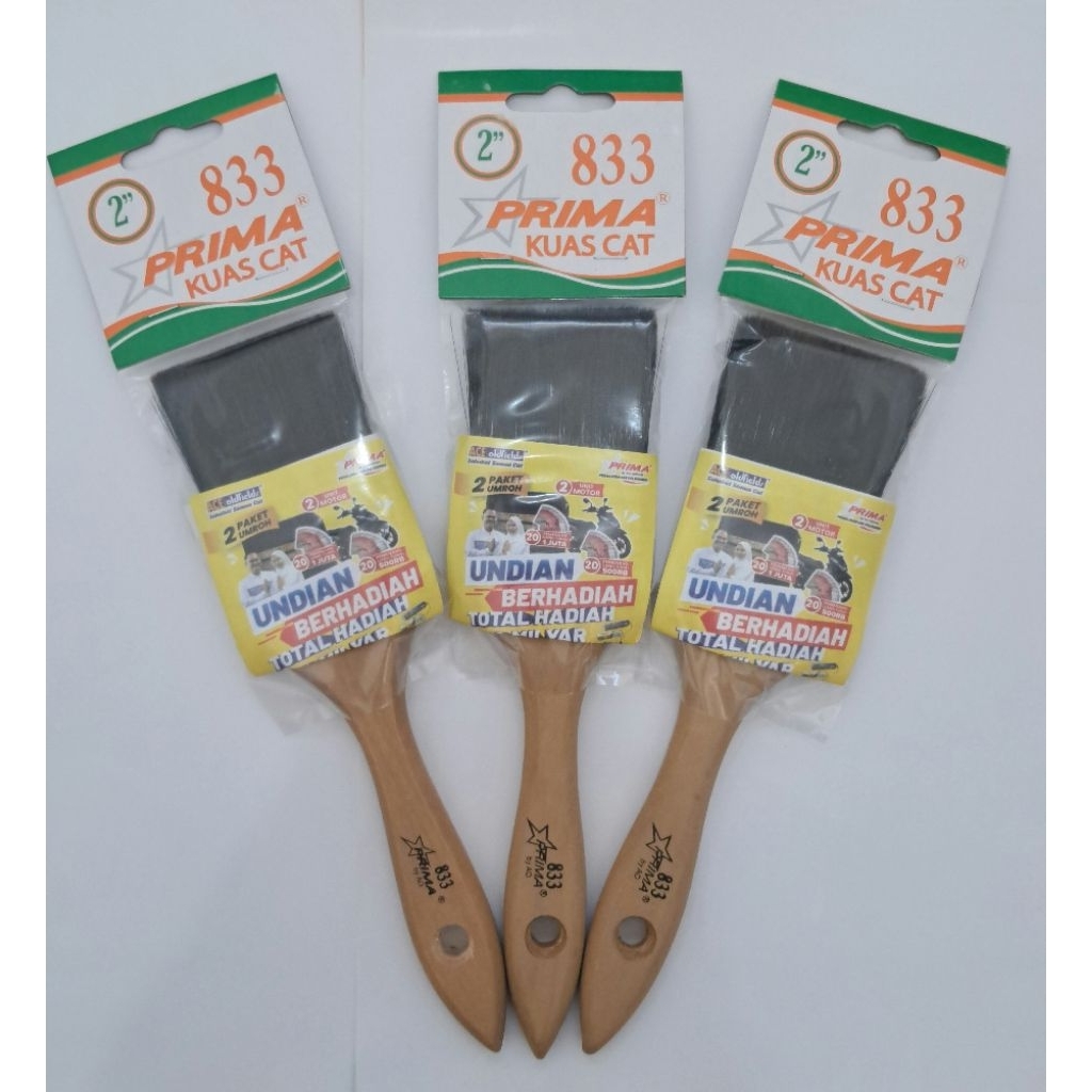 

Kuas Prima 833 Bulu Hitam 2" Inch