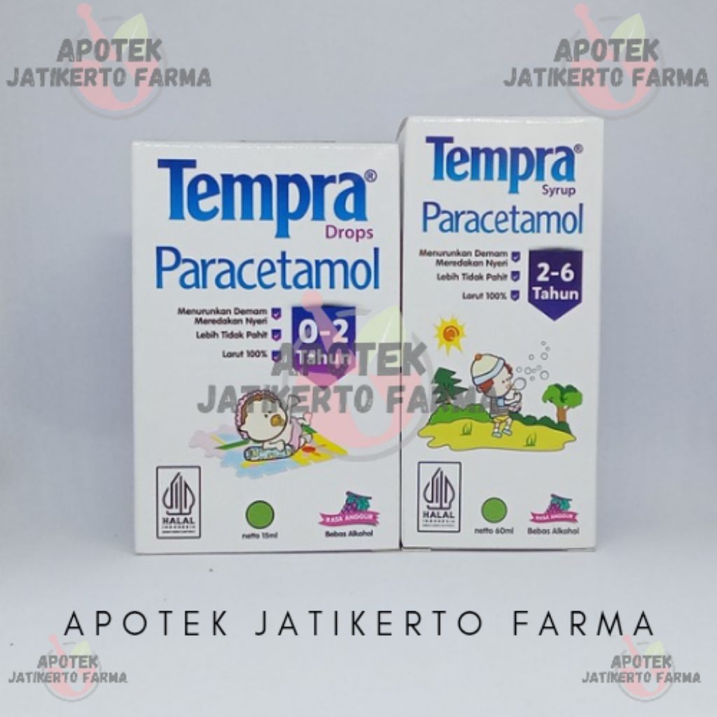 tempra sirup untuk bayi & anak