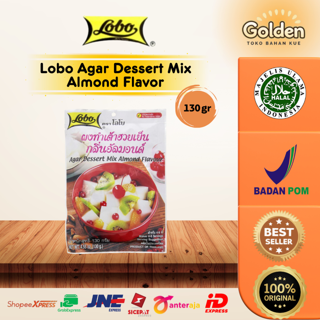 

Lobo Agar Dessert Mix Almond Flavor 130gr