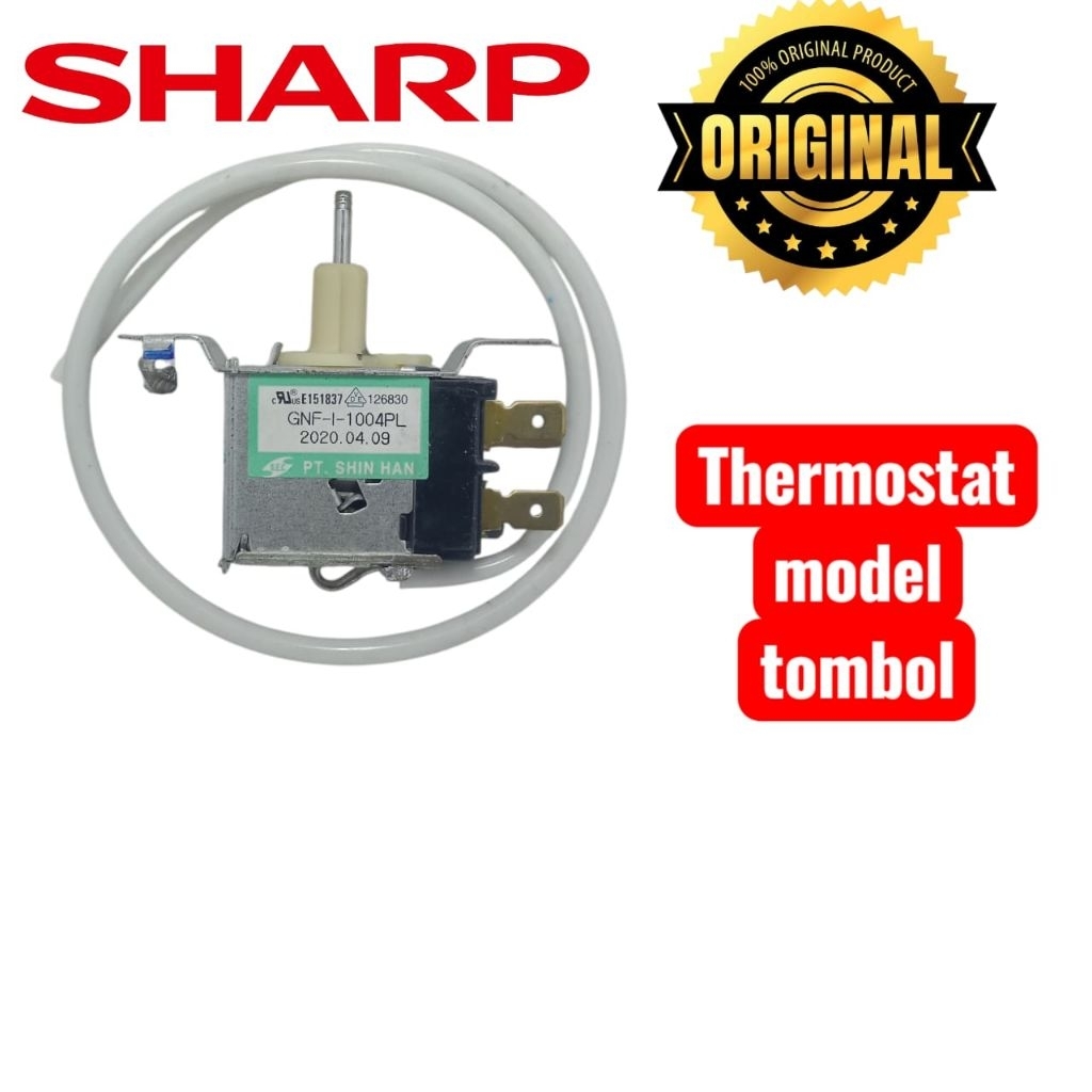 THERMOSTAT KULKAS 1 PINTU MODEL TOMBOL KULKAS SHARP ORIGINAL