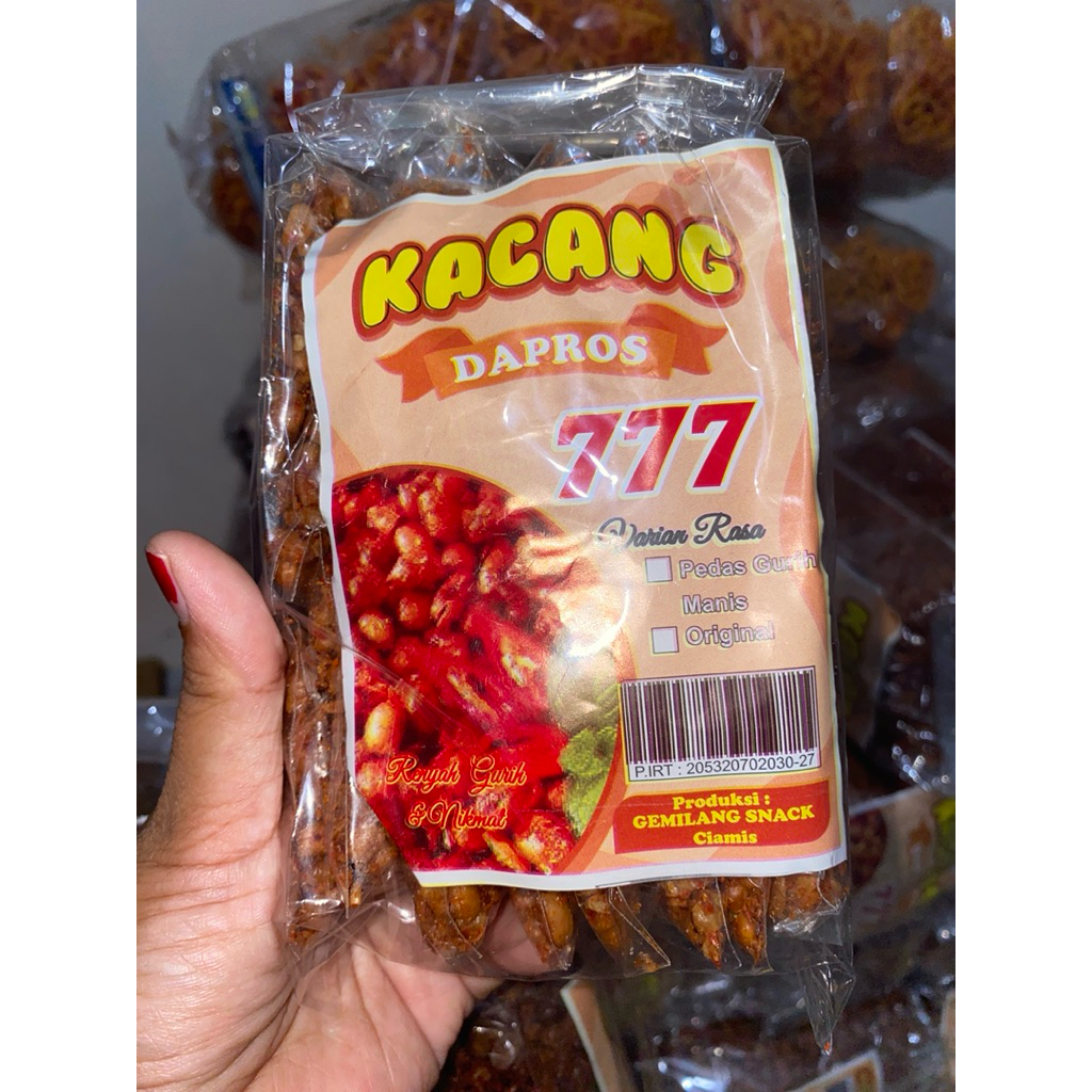 

KACANG DAPROS isi 20 pcs buat jual lgi cemilan snack pedas