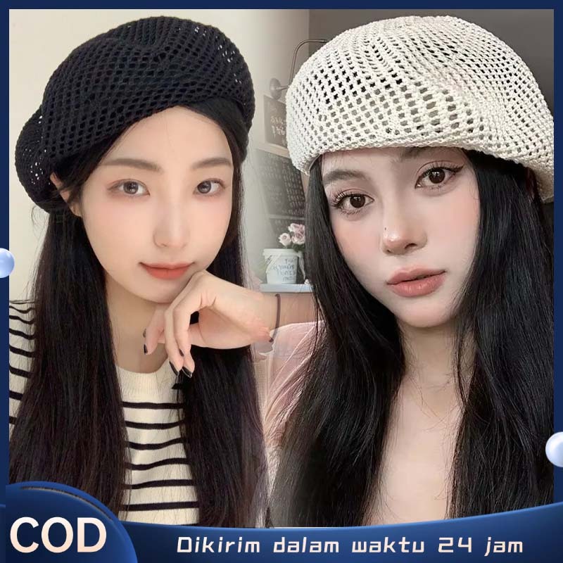Topi Baret Korean Style Wanita Beret Hat Korea Topi Cewek Kekinian Korea