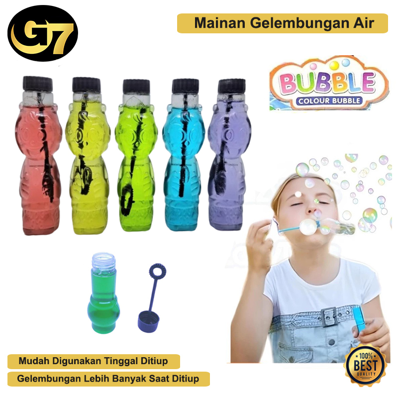 Mainan Gelembung Anak Gelembung Busa Sabun Tiup Mainan Anak Murah Toys Bubble Botol Gelembung Sabun 