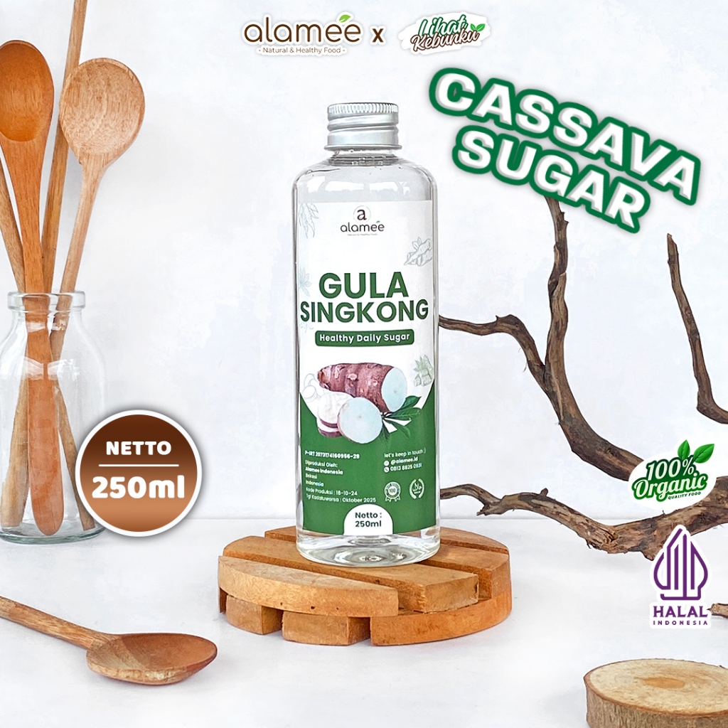 

ALAMEE Gula Singkong Cair Organik Rendah Kalori Pemanis Diet Sweetener Fructose Gluten Free 250ml LIHAT KEBUNKU