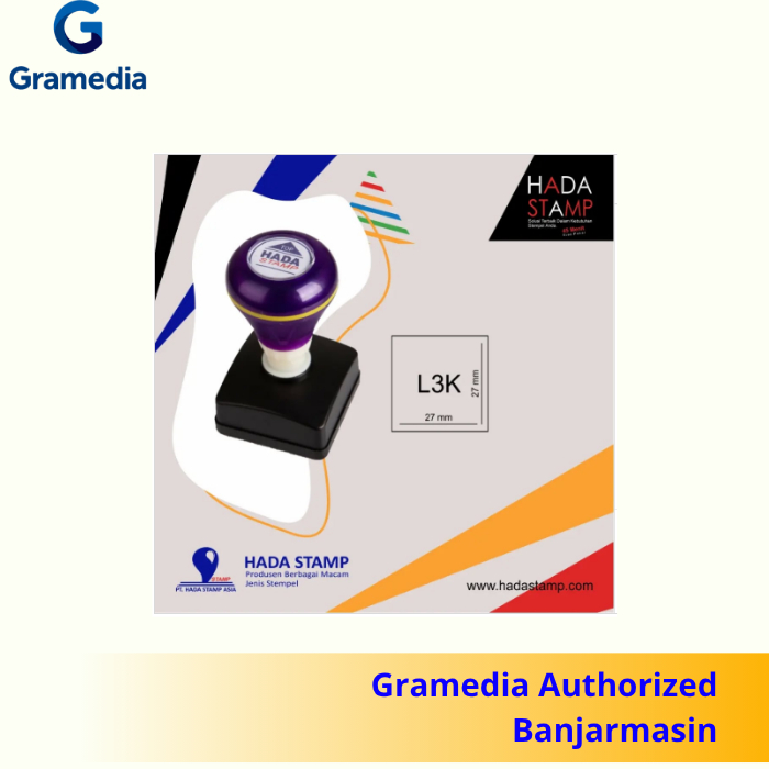 

Hada - Gramedia Banjarmasin - STEMPEL WARNA FLASK L3K
