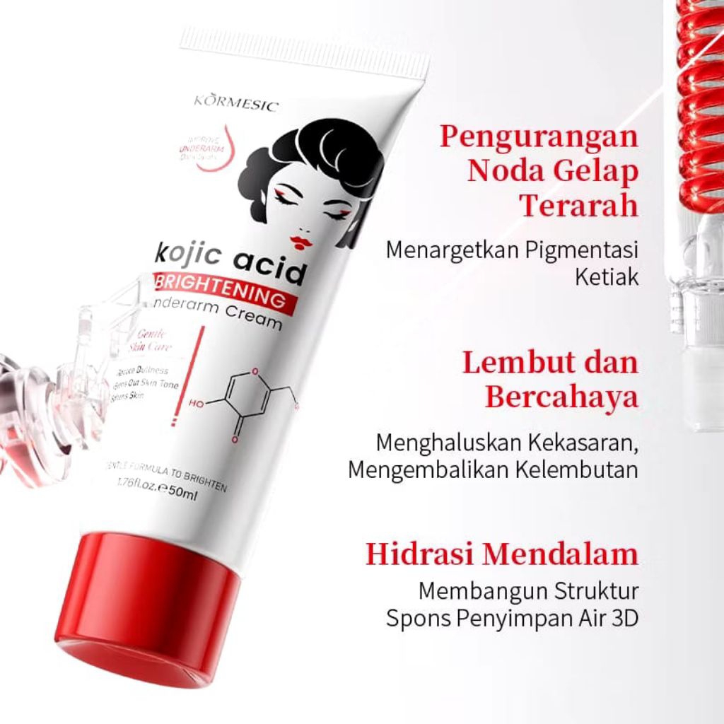 Kojic Acid Brightening Pemutih Ketiak Aman BPOM