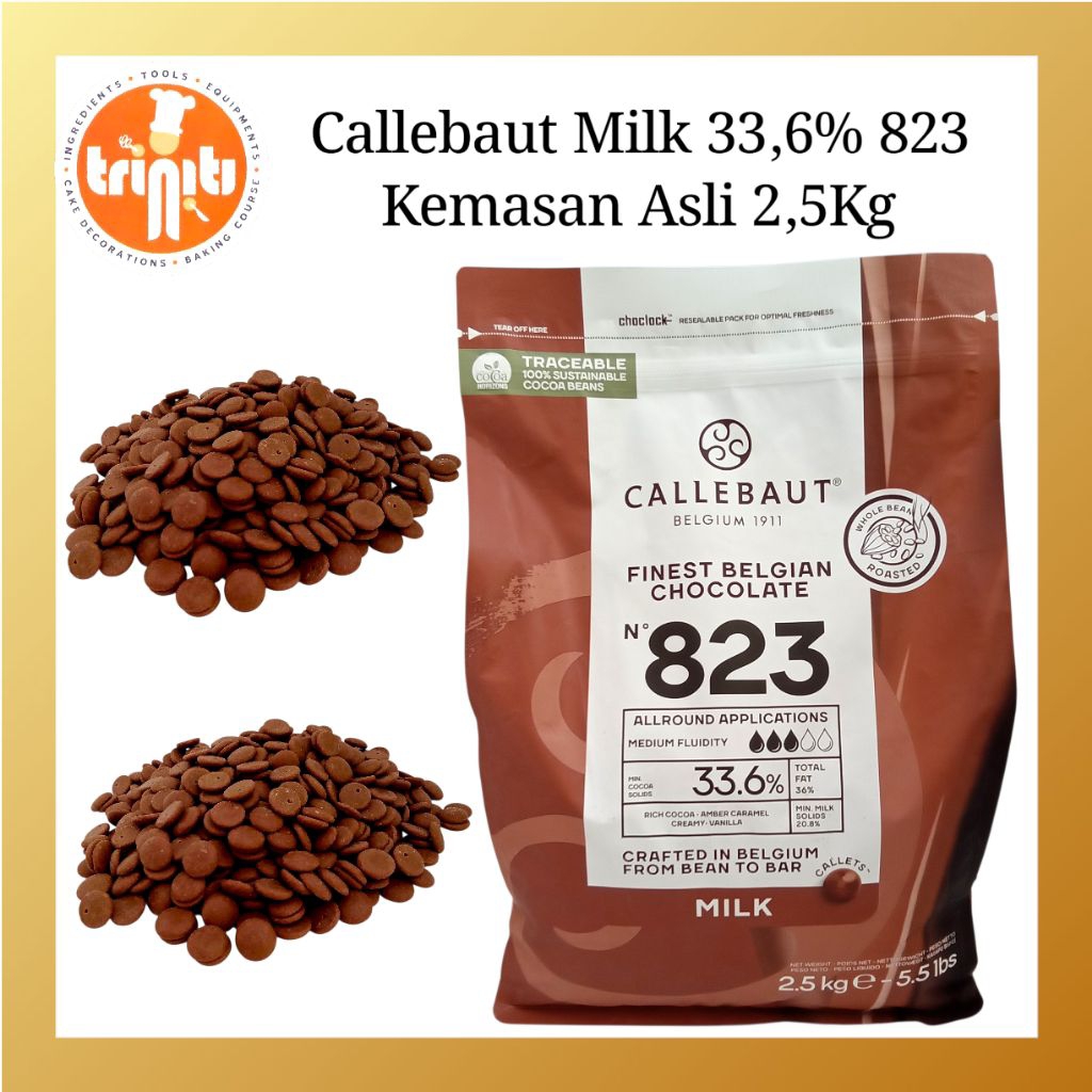 

Callebaut Coverture Milk 33,6% Kemasan Asli 2,5Kg