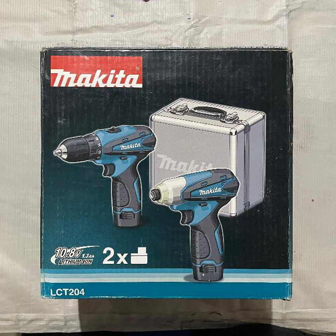 Makita LCT 204 Mesin Bor Combo Cordless / Cordless Combo Kit Makita LCT204